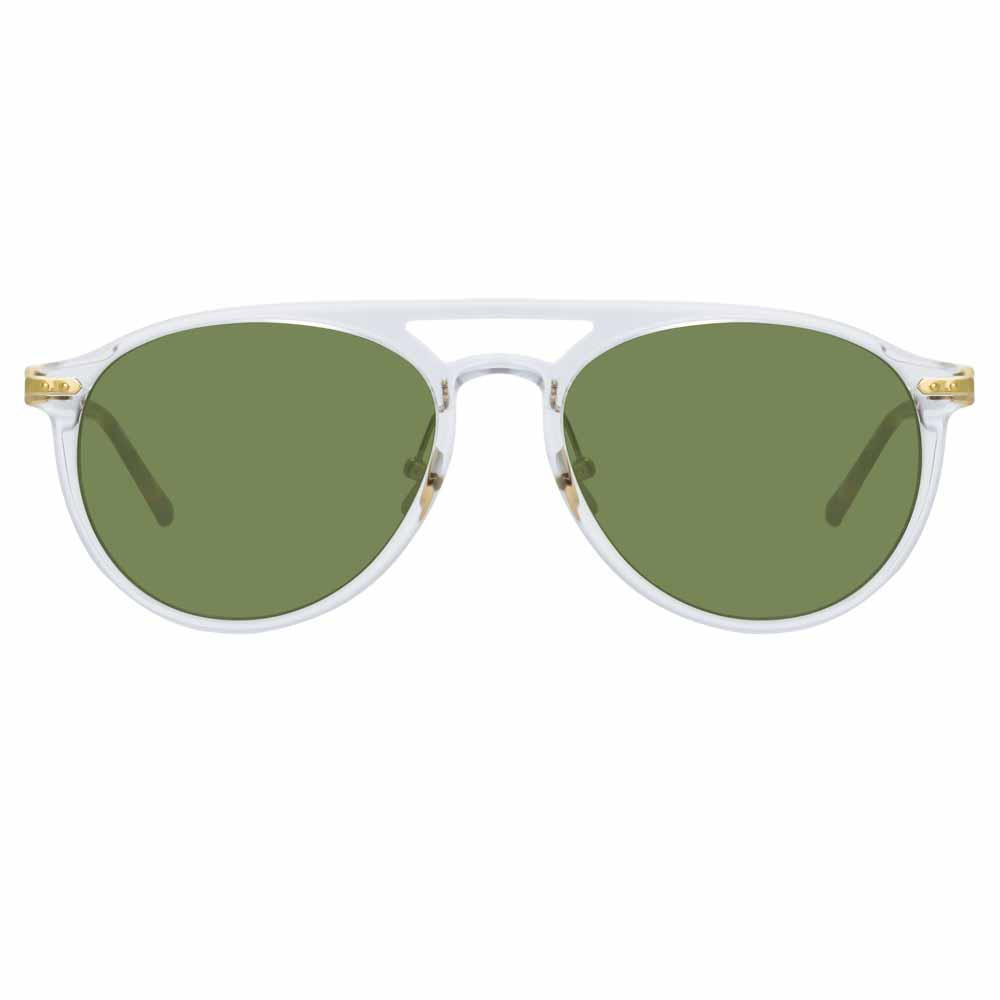 Color_LF23AC9SUN - Linda Farrow Linear Ando A C9 Aviator Sunglasses
