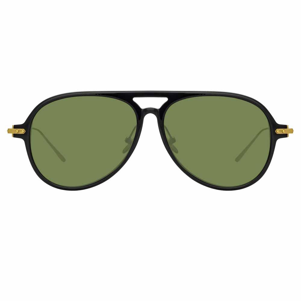 Color_LF24C3SUN - Linda Farrow Linear Gilles C3 Aviator Sunglasses