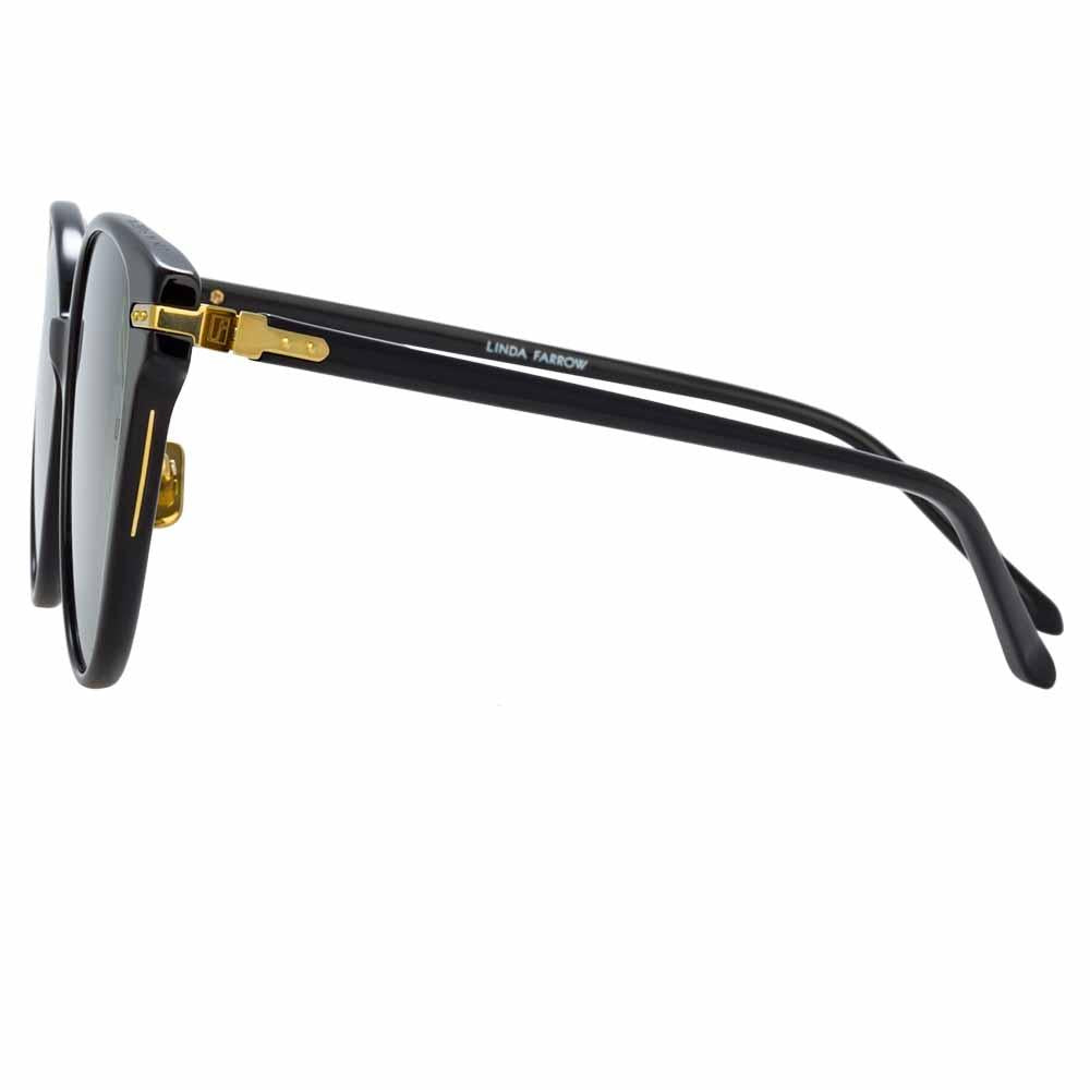 Color_LF26C7SUN - Linda Farrow Linear Arch C7 Cat Eye Sunglasses