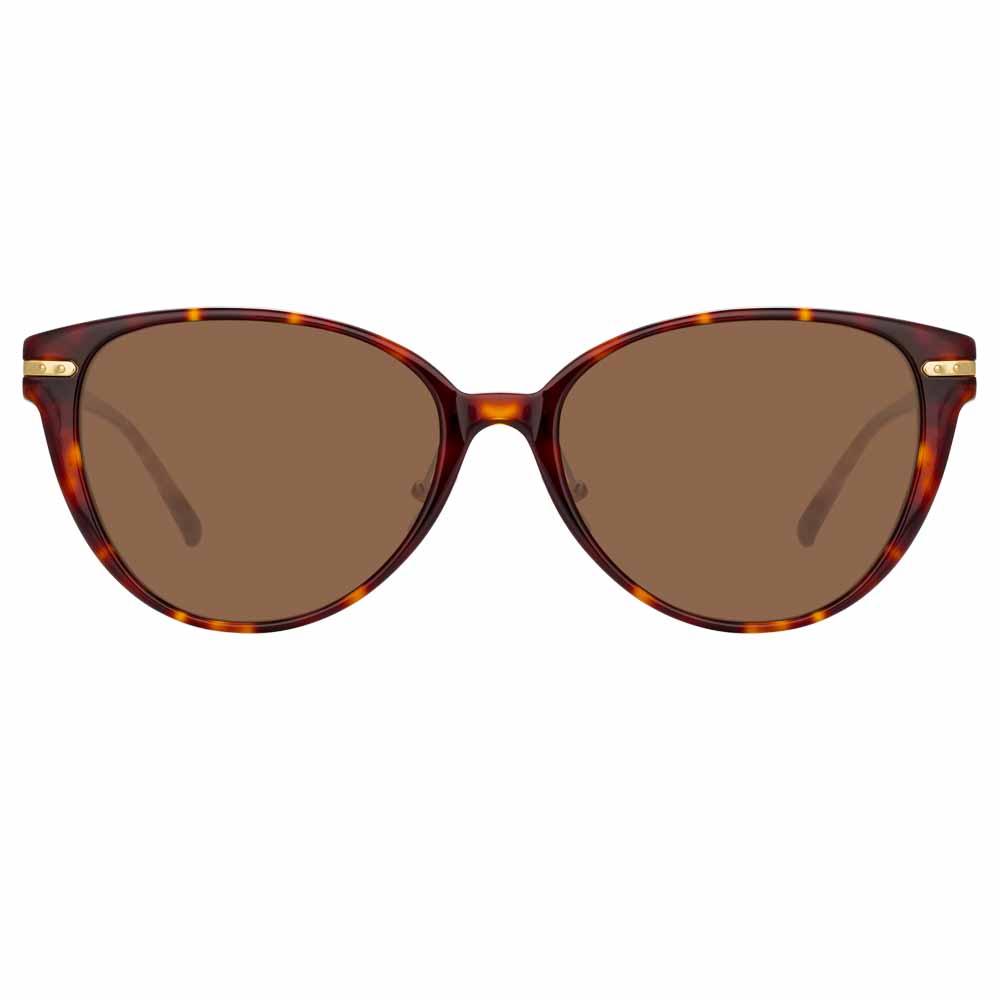 Color_LF26C8SUN - Linda Farrow Linear Arch C8 Cat Eye Sunglasses