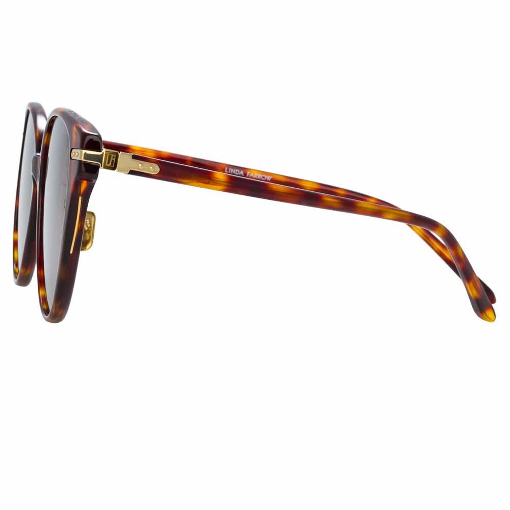 Color_LF26C8SUN - Linda Farrow Linear Arch C8 Cat Eye Sunglasses