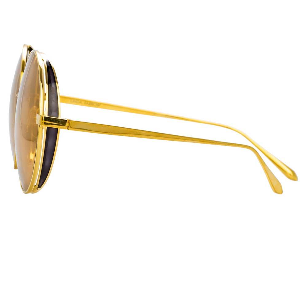 Color_LFL758C2SUN - Linda Farrow Lockhart C2 Round Sunglasses