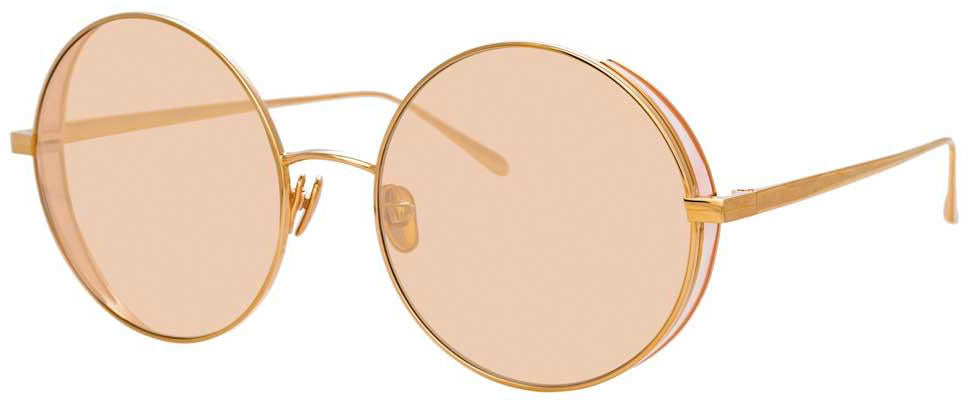 Color_LFL758C6SUN - Linda Farrow Lockhart C6 Round Sunglasses