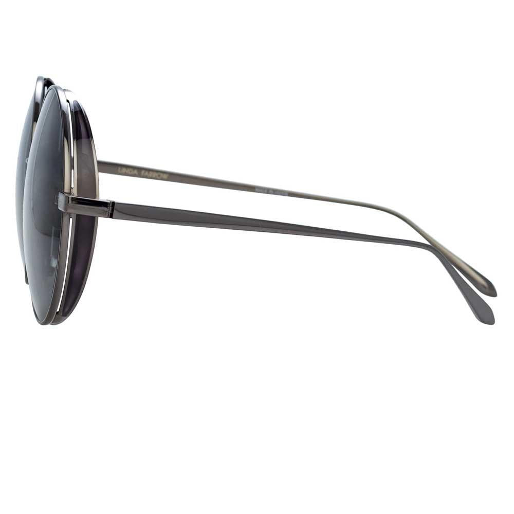 Color_LFL758C7SUN - Linda Farrow Lockhart C7 Round Sunglasses