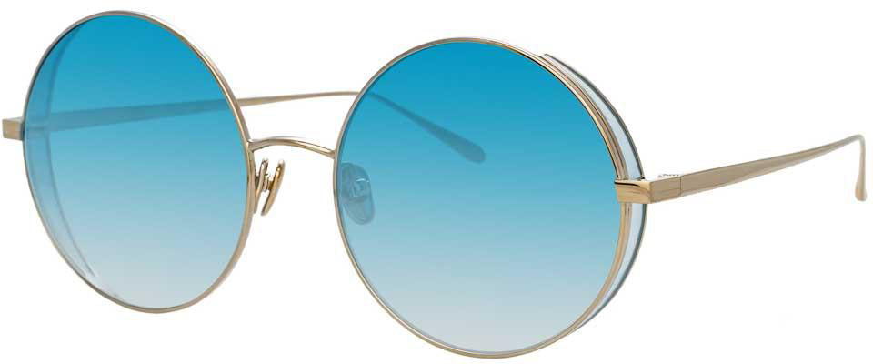 Color_LFL758C8SUN - Linda Farrow Lockhart C8 Round Sunglasses