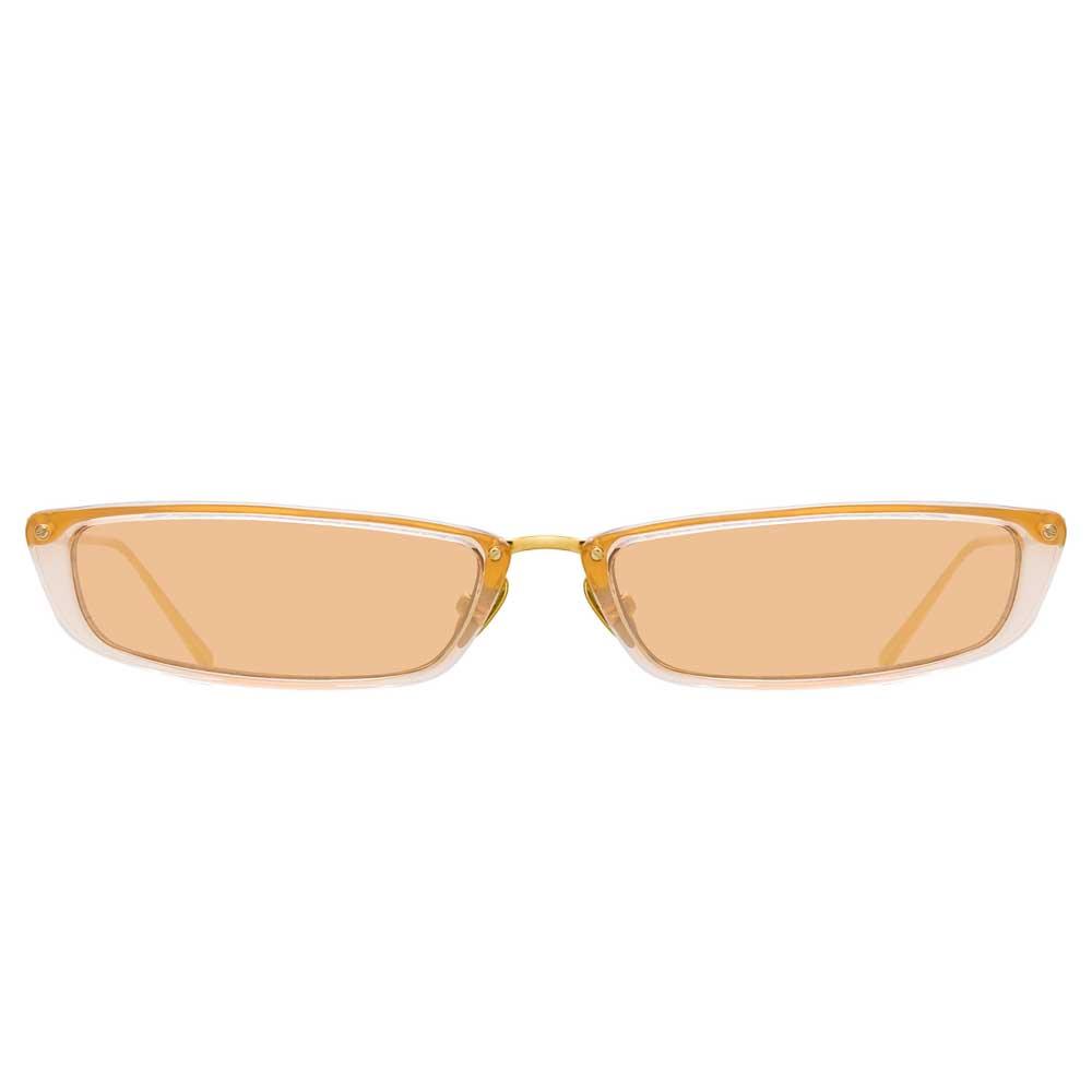 Color_LFL838C8SUN - Linda Farrow Issa C8 Rectangular Sunglasses