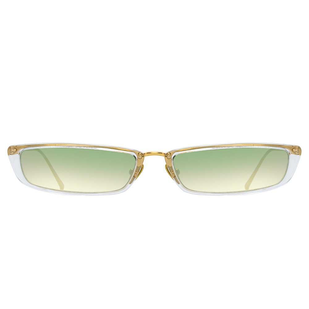 Color_LFL838C9SUN - Linda Farrow Issa C9 Rectangular Sunglasses