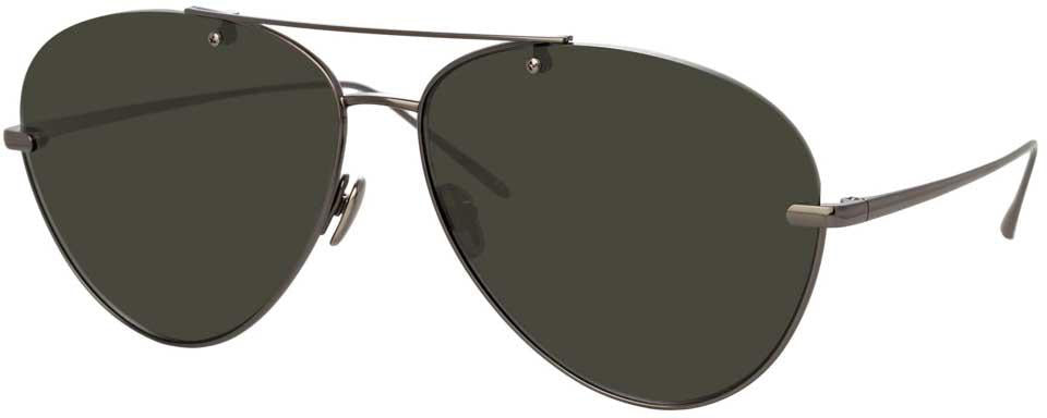 Color_LFL859C5SUN - Linda Farrow Pine C5 Aviator Sunglasses