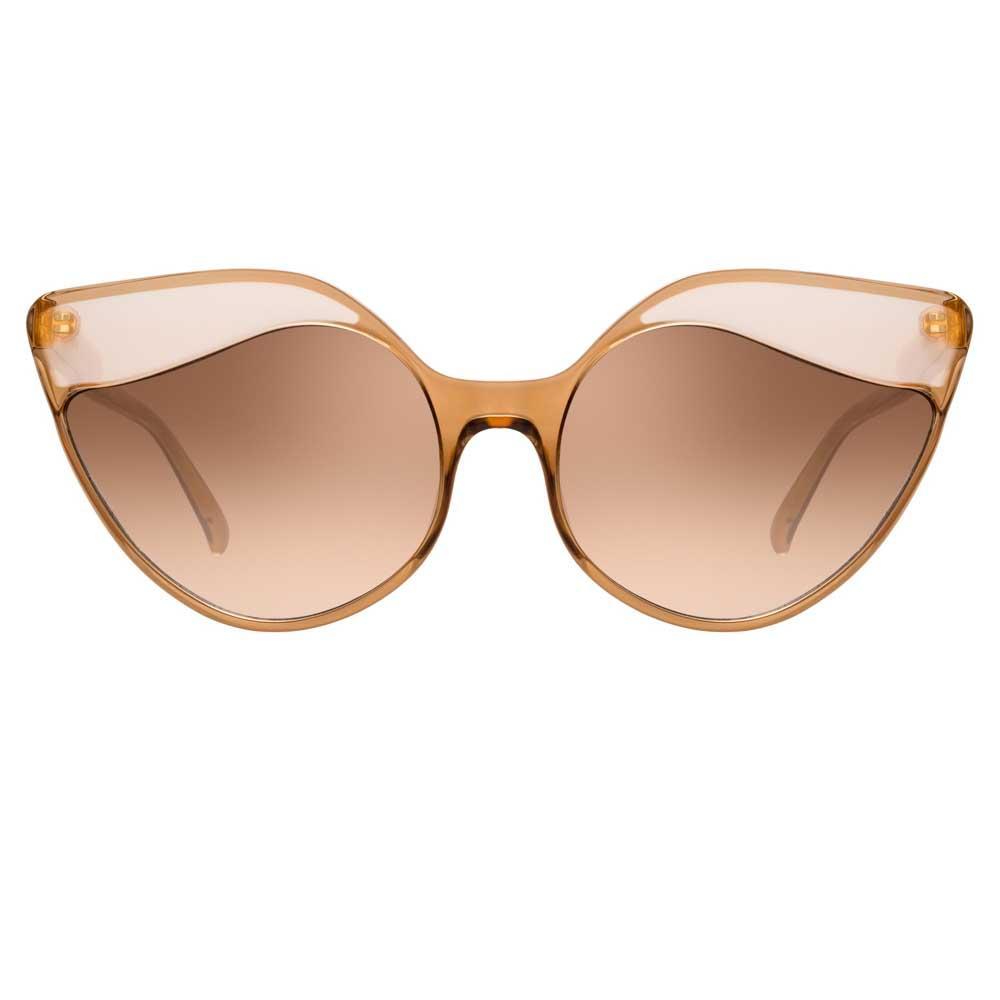 Color_LFL871C2SUN - Linda Farrow Ash C2 Cat Eye Sunglasses