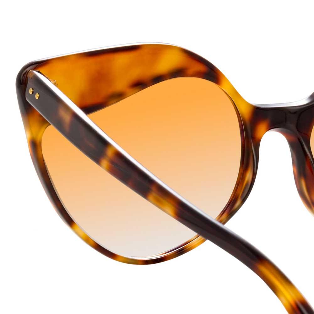 Color_LFL871C4SUN - Linda Farrow Ash C4 Cat Eye Sunglasses