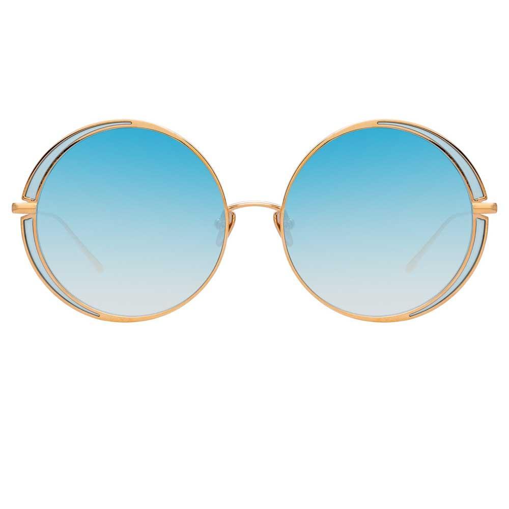 Color_LFL933C10SUN - Linda Farrow Hart C10 Round Sunglasses