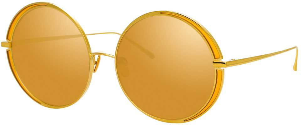 Color_LFL933C5SUN - Linda Farrow Hart C5 Round Sunglasses