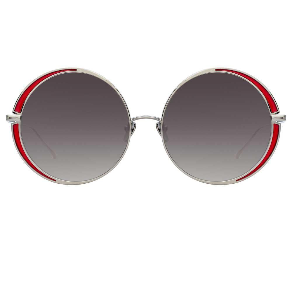 Color_LFL933C6SUN - Linda Farrow Hart C6 Round Sunglasses