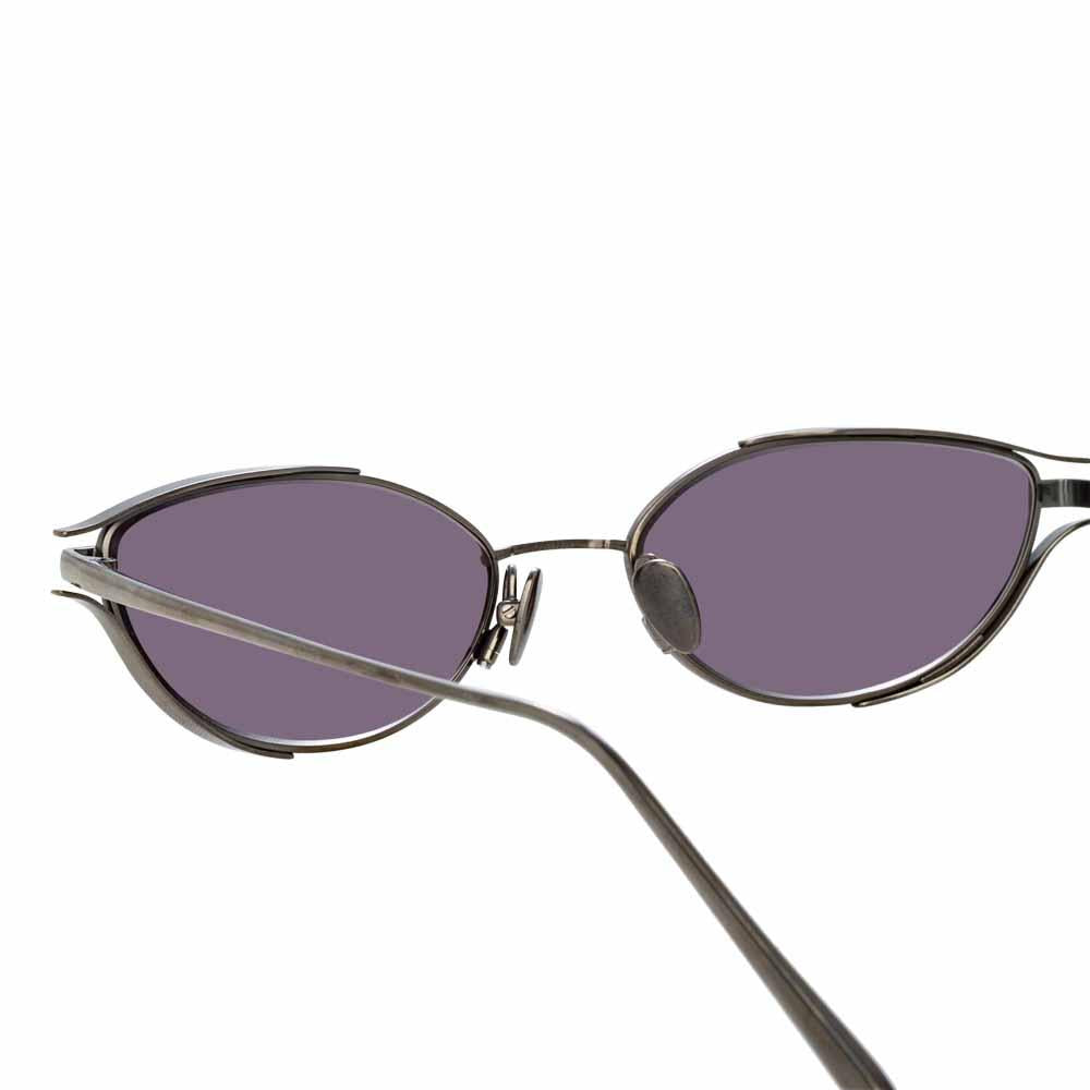 Color_LFL947C5SUN - Linda Farrow Violet C5 Cat Eye Sunglasses