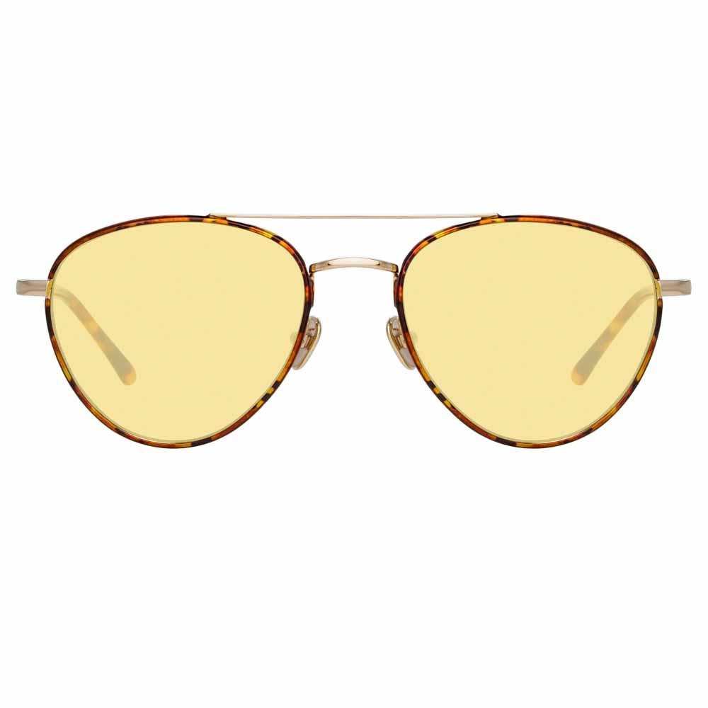 Color_LFL954C7SUN - Linda Farrow Brodie C7 Aviator Sunglasses