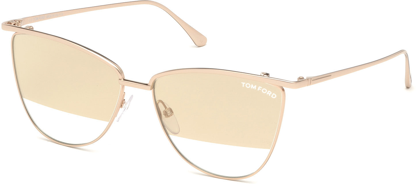 Color_28F - Shiny Rose Gold / Gradient Brown