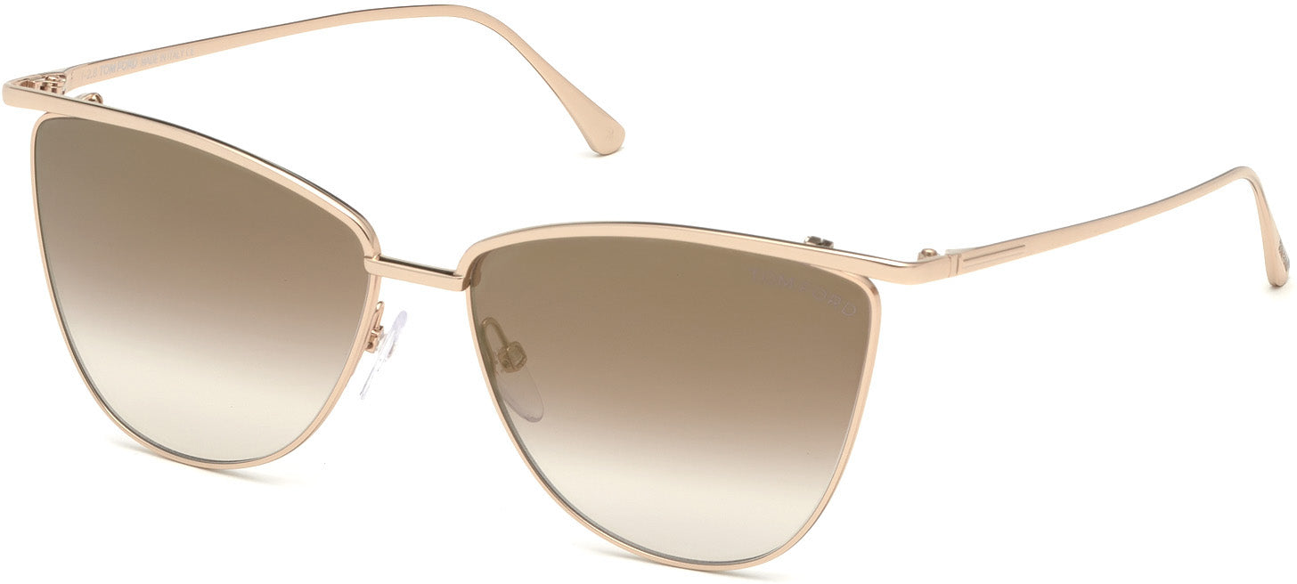 Color_28G - Shiny Rose Gold / Brown Mirror