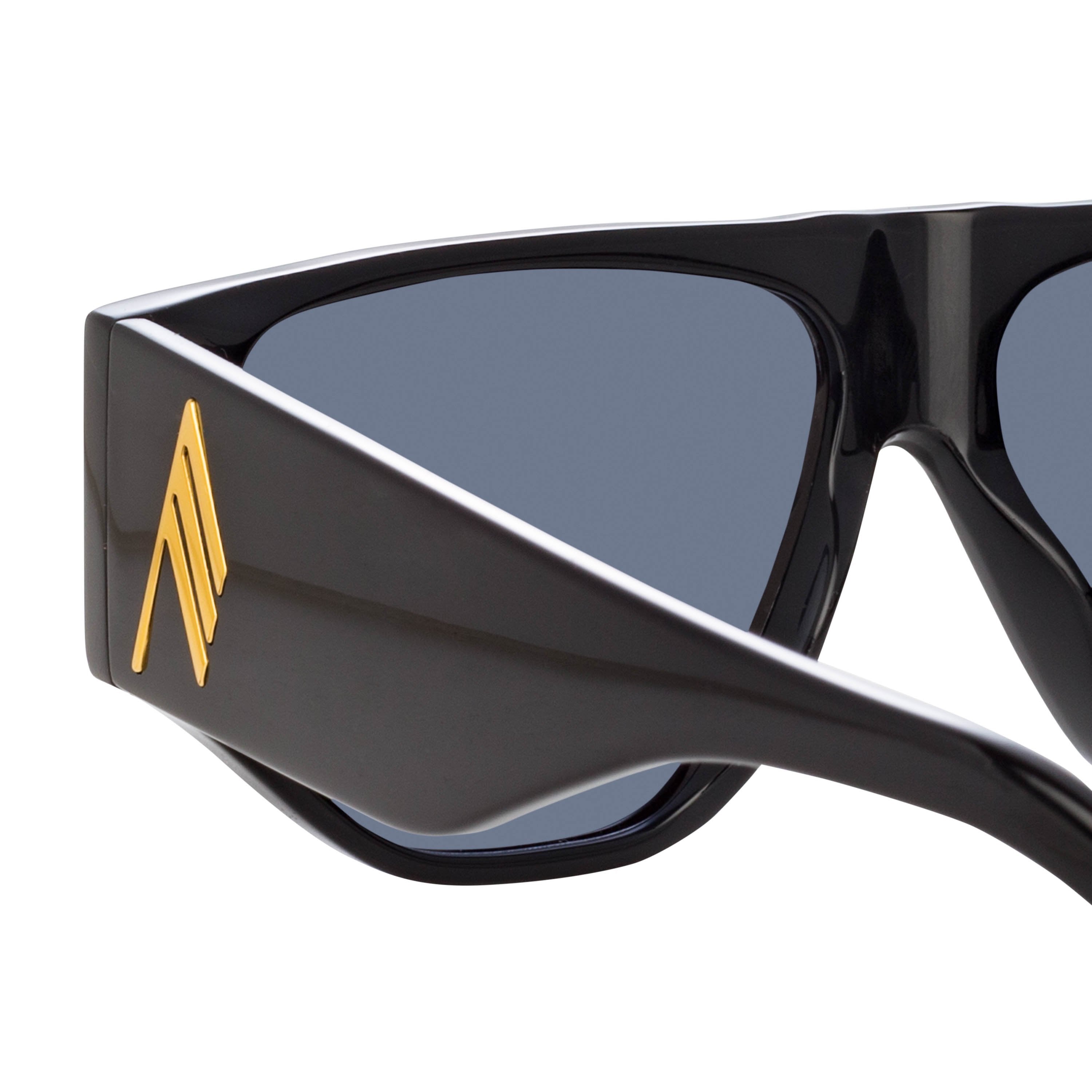 Color_ATTICO11C1SUN - The Attico Ivan Angular Sunglasses in Black