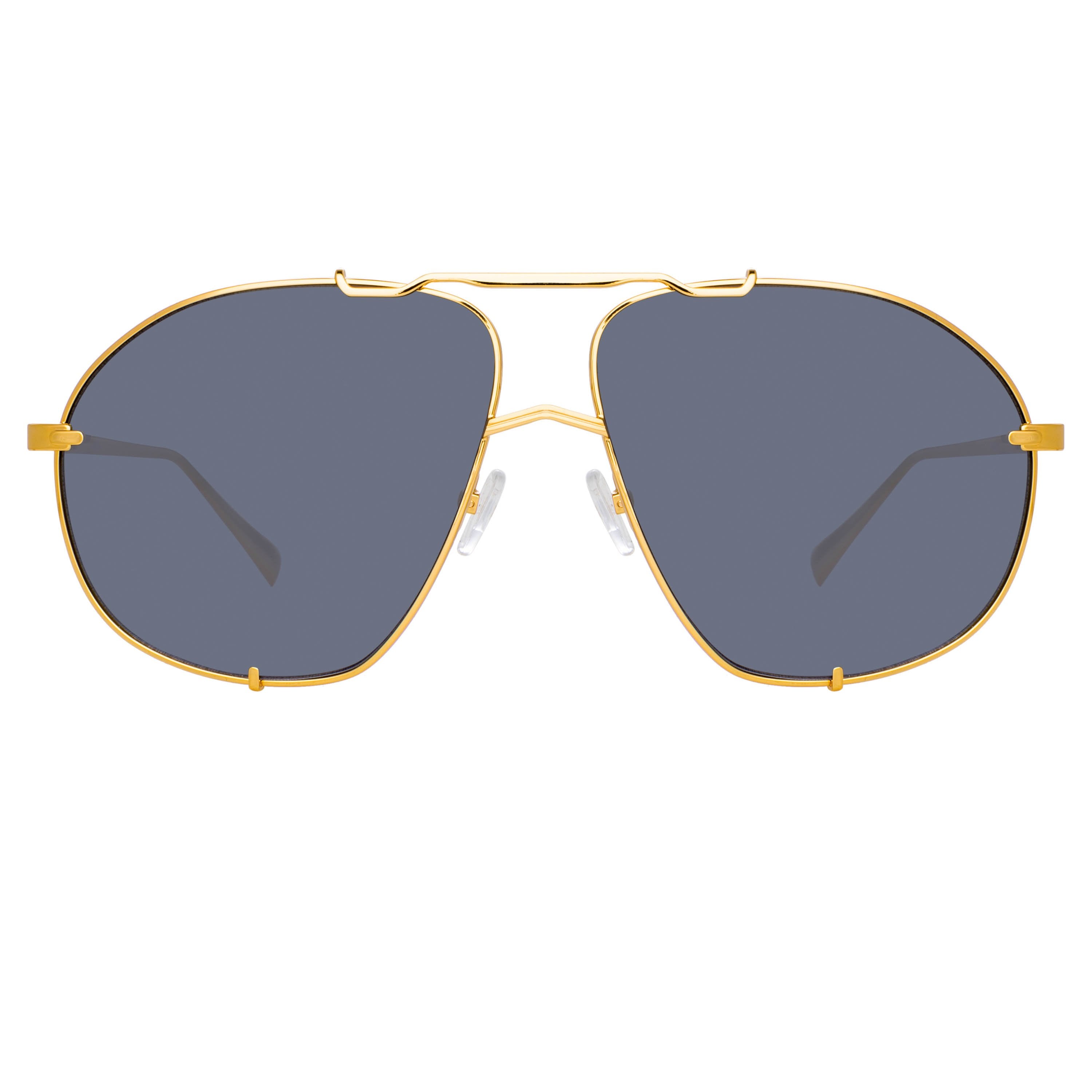 Color_ATTICO13C1SUN - The Attico Mina Oversized Sunglasses in Yellow Gold