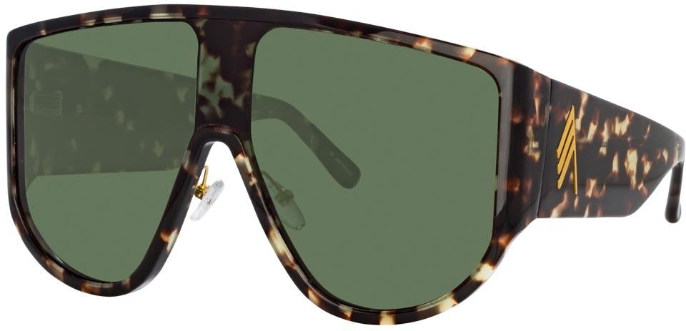 Color_ATTICO1C2SUN - The Attico Iman Shield Sunglasses in Tortoiseshell