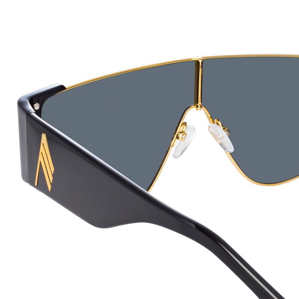 Color_ATTICO2C1SUN - The Attico Carlijn Shield Sunglasses in Black
