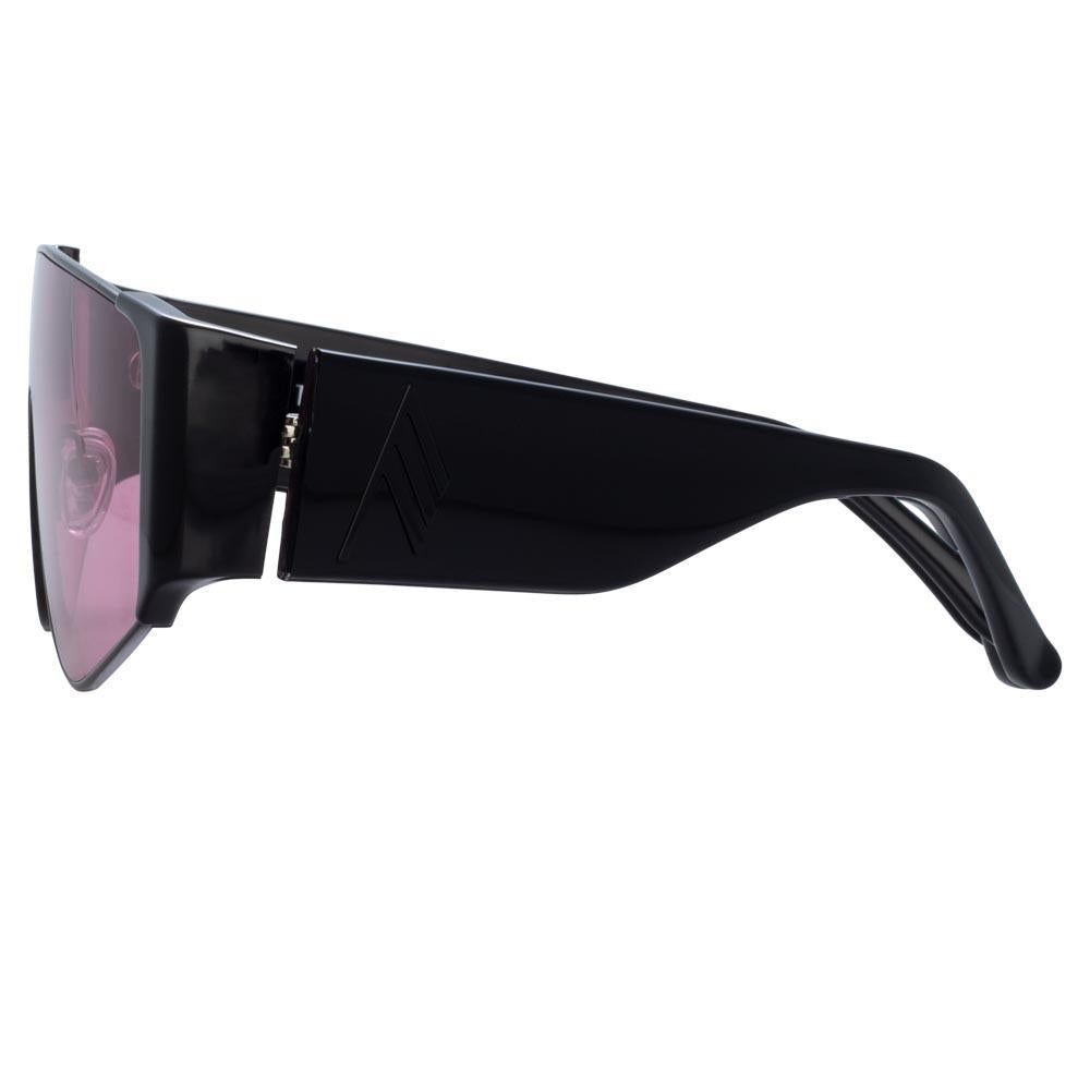 Color_ATTICO2C3SUN - The Attico Carlijn Shield Sunglasses in Black
