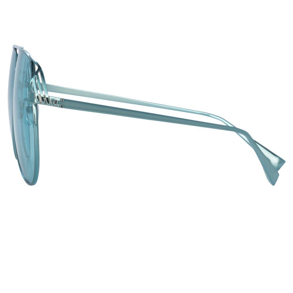 Color_ATTICO4C4SUN - The Attico Telma Aviator Sunglasses in Mint