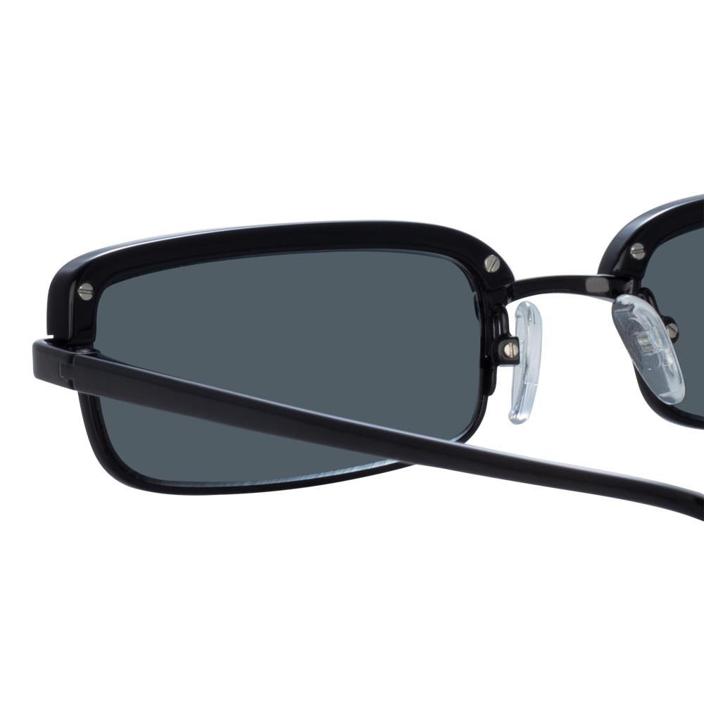 Color_ATTICO5C1SUN - The Attico Dana Rectangular Sunglasses in Black