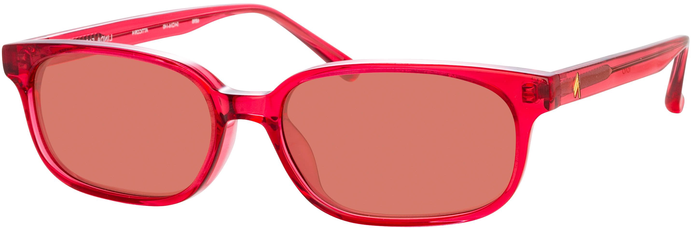 Color_ATTICO9C4SUN - The Attico Gigi Rectangular Sunglasses in Red