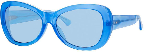 Color_DVN195C7SUN - Dries Van Noten 195 Round Sunglasses in Blue