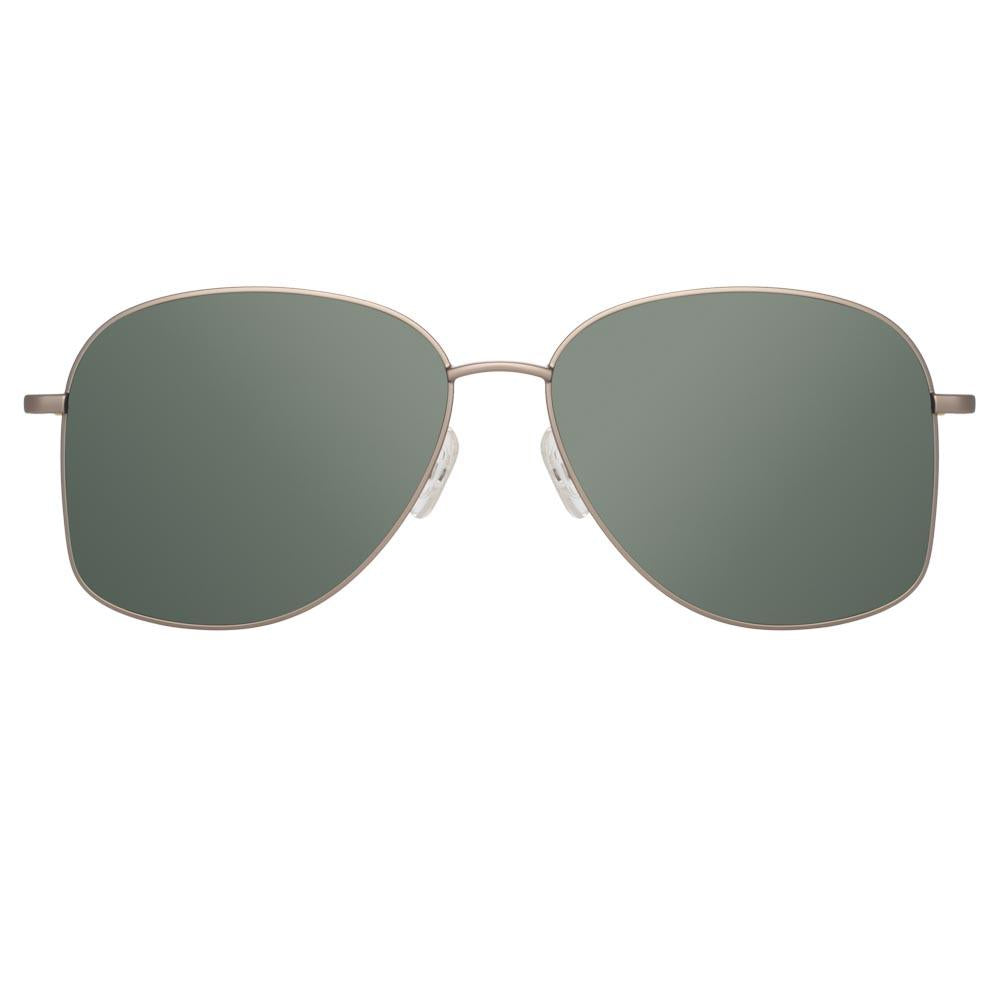 Color_DVN199C5SUN - Dries Van Noten 199 Aviator Sunglasses in Silver