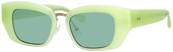 Color_DVN202C1SUN - Dries Van Noten 202 Round Sunglasses in Green