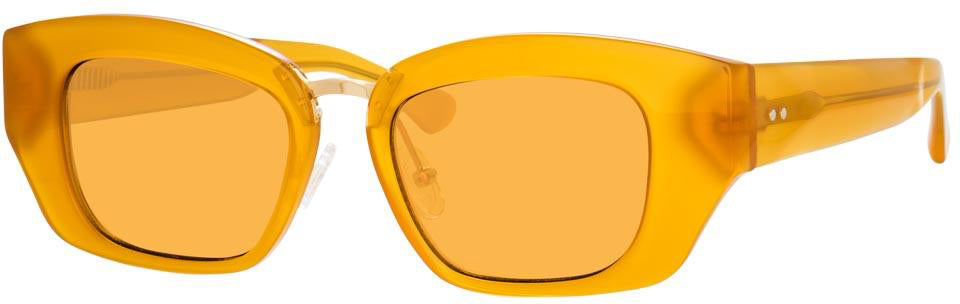 Color_DVN202C3SUN - Dries Van Noten 202 Cat Eye Sunglasses in Orange