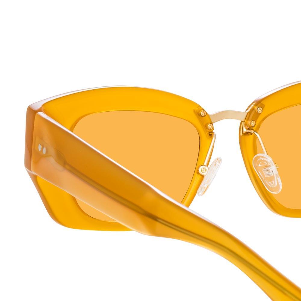 Color_DVN202C3SUN - Dries Van Noten 202 Cat Eye Sunglasses in Orange
