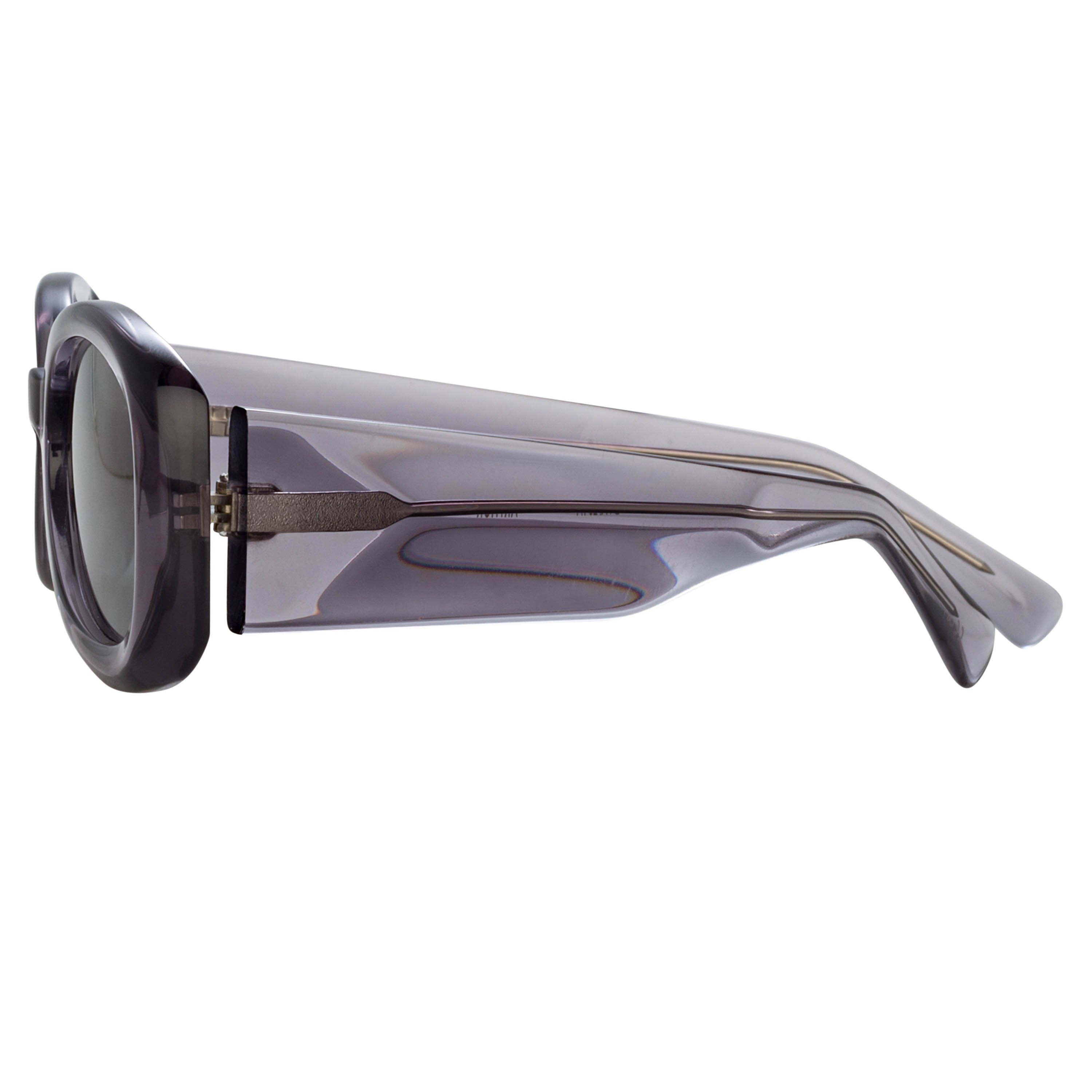 Color_DVN204C1SUN - Dries van Noten 204 Aviator Sunglasses in Grey