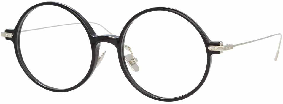 Color_LF09C2OPT - Linda Farrow Linear Savoye C2 Round Optical Frame