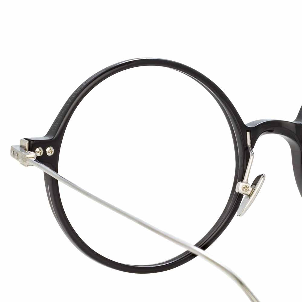 Color_LF09C2OPT - Linda Farrow Linear Savoye C2 Round Optical Frame