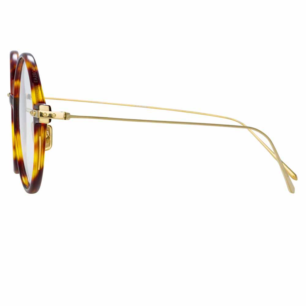 Color_LF09C3OPT - Linda Farrow Linear Savoye C3 Round Optical Frame