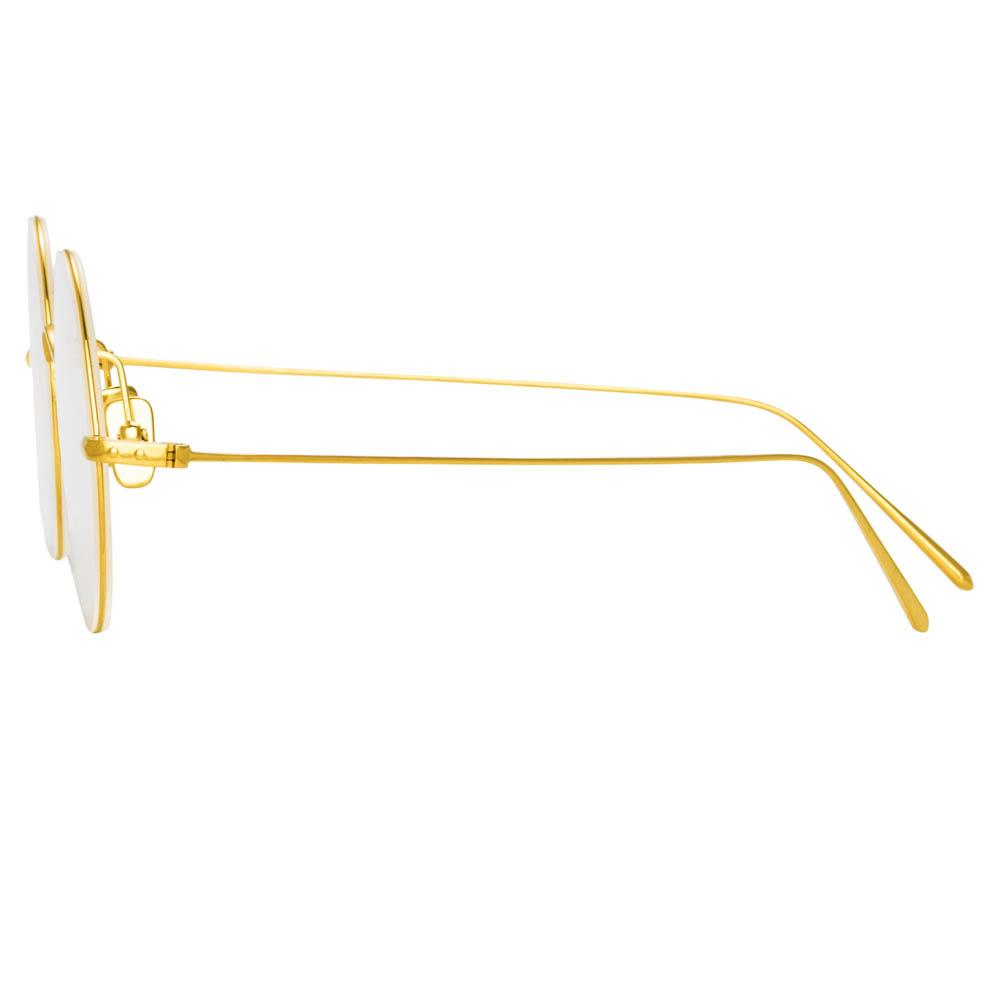 Color_LF32C1OPT - Zaha Round Optical Frame in Yellow Gold