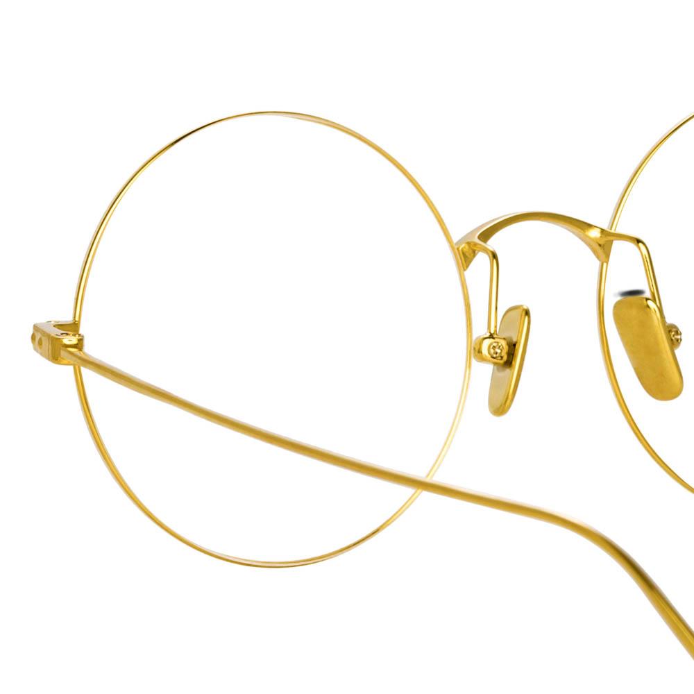 Color_LF32C1OPT - Zaha Round Optical Frame in Yellow Gold