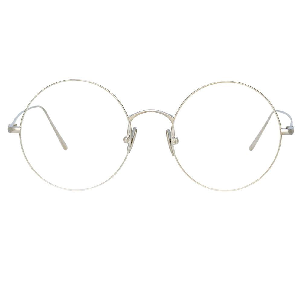 Color_LF32C2OPT - Zaha Round Optical Frame in White Gold