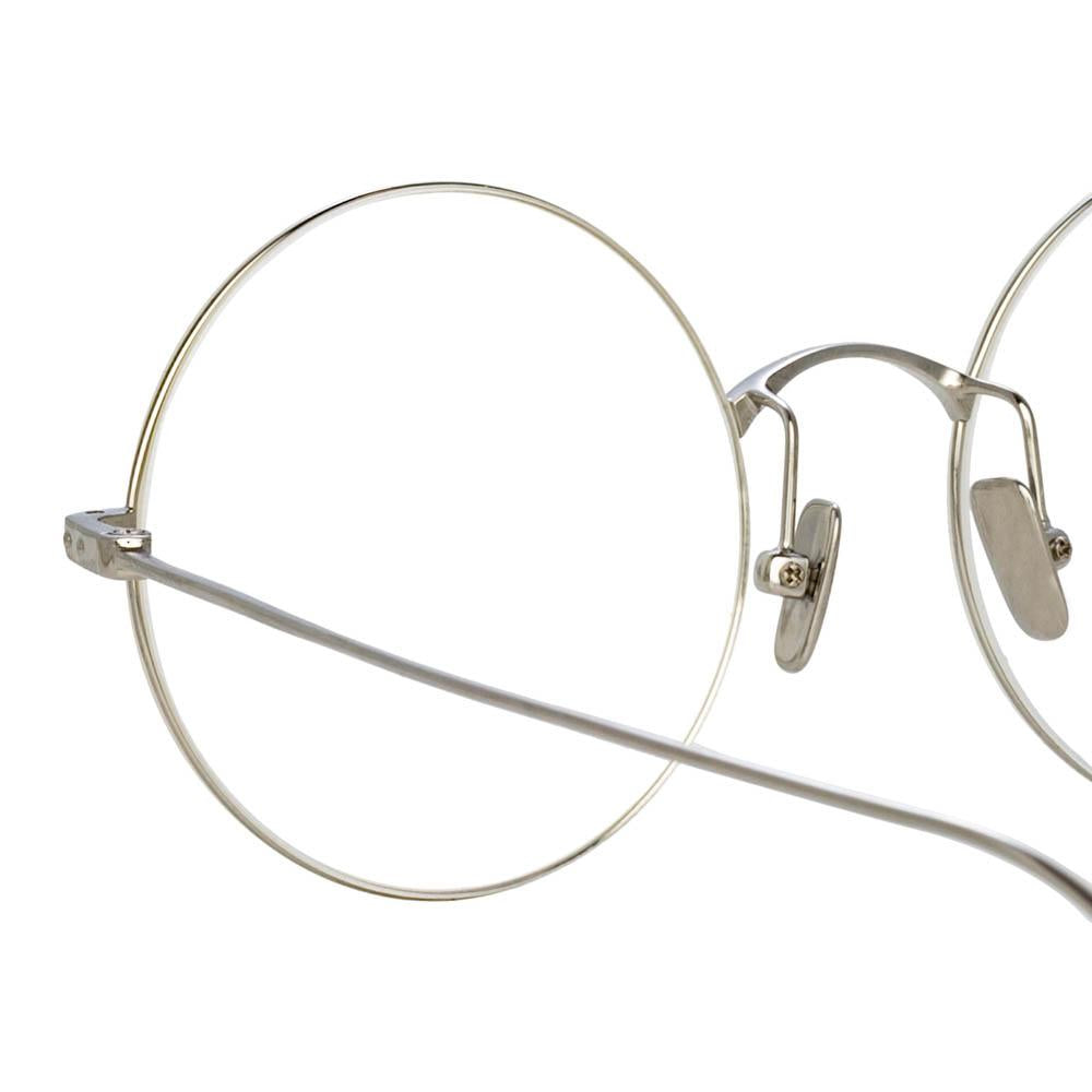 Color_LF32C2OPT - Zaha Round Optical Frame in White Gold