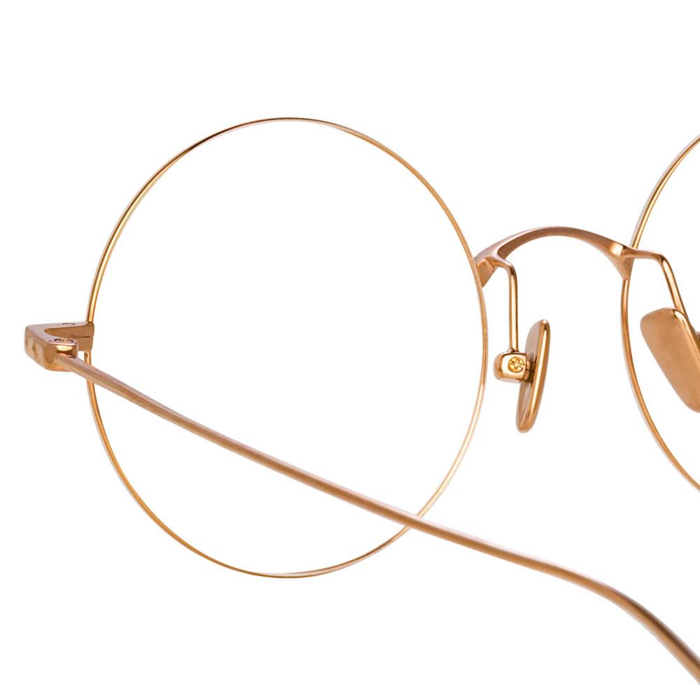 Color_LF32C3OPT - Zaha Round Optical Frame in Rose Gold