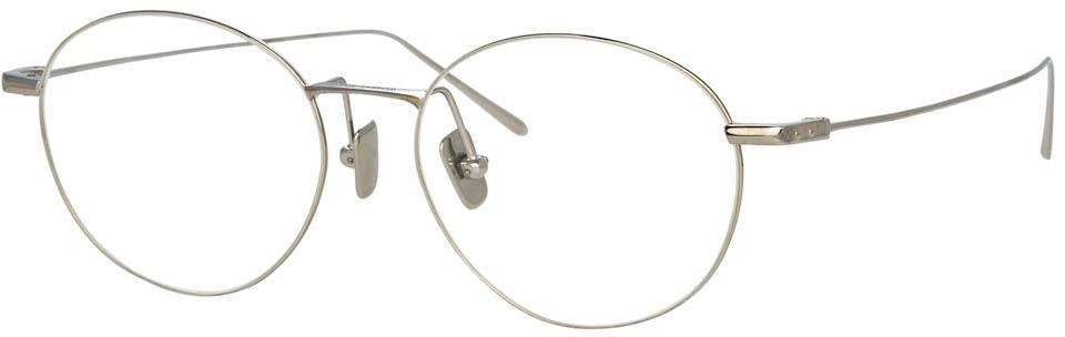 Color_LF33C2OPT - Mayne Oval Optical Frame in White Gold