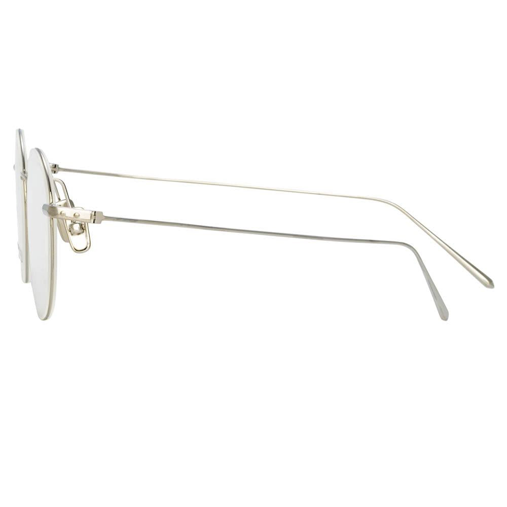 Color_LF33C2OPT - Mayne Oval Optical Frame in White Gold