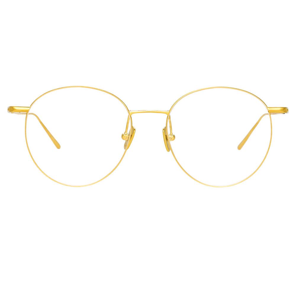 Color_LF34C1OPT - Foster Oval Optical Frame in Yellow Gold