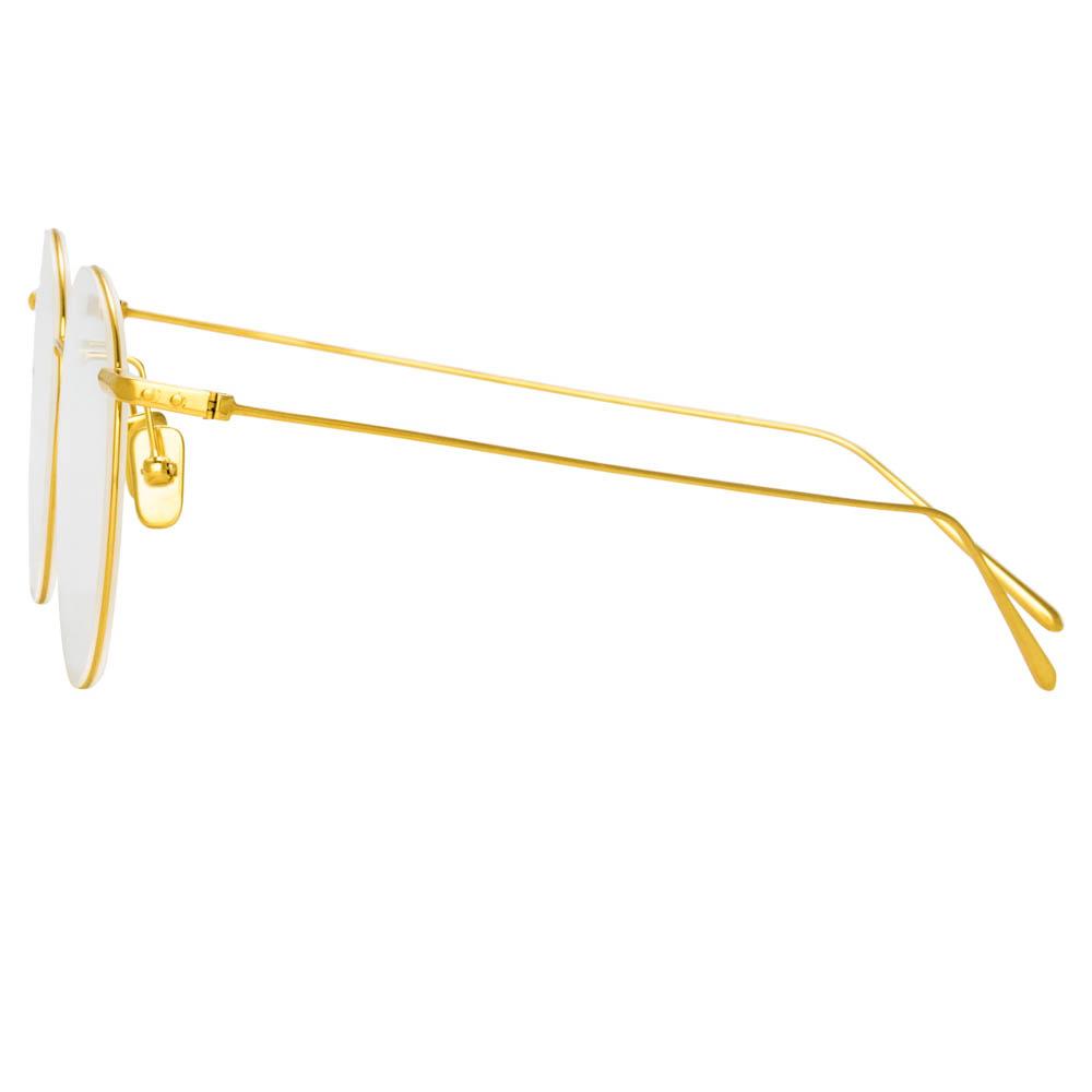 Color_LF34C1OPT - Foster Oval Optical Frame in Yellow Gold