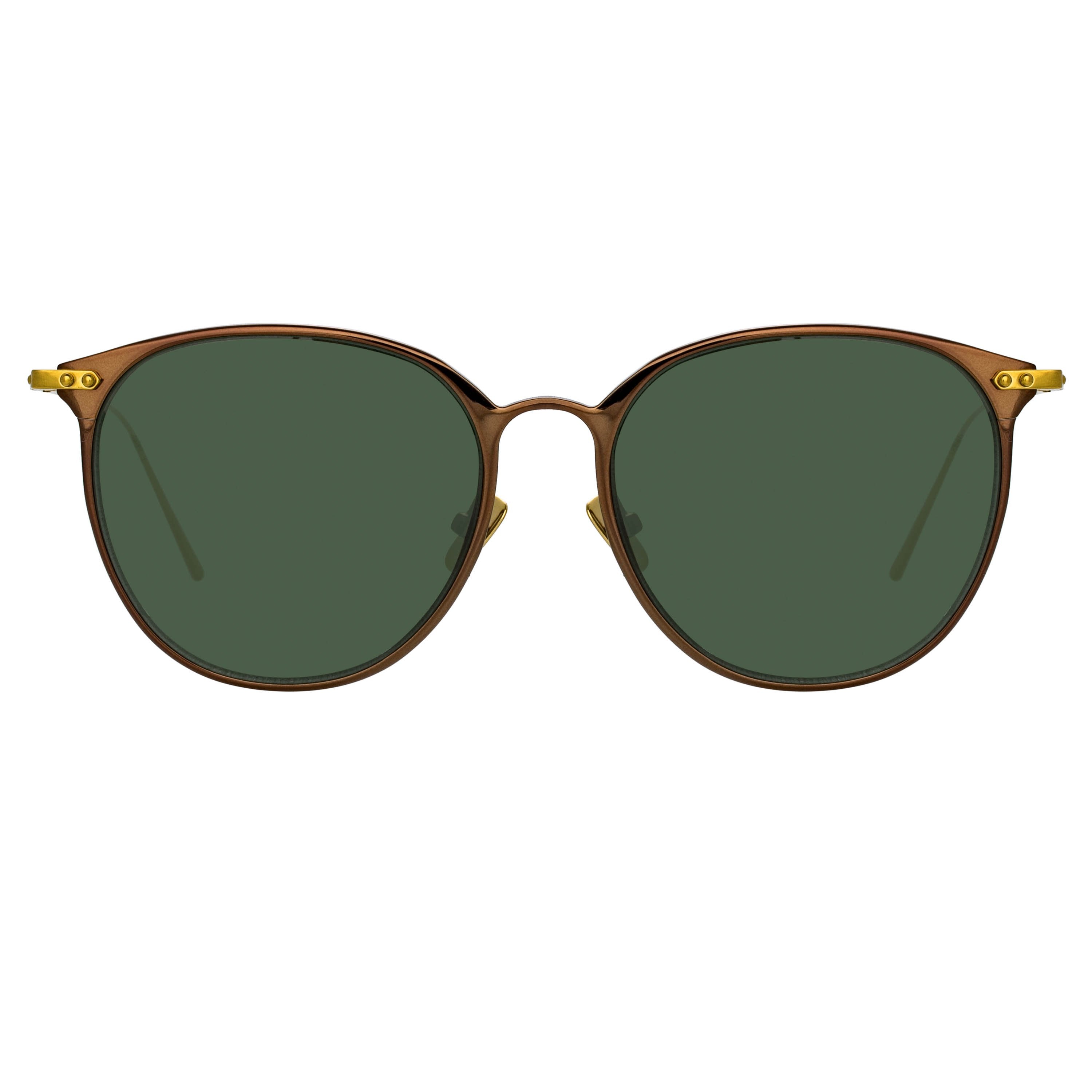 Color_LF45C5SUN - Sophia Oval Sunglasses in Brown