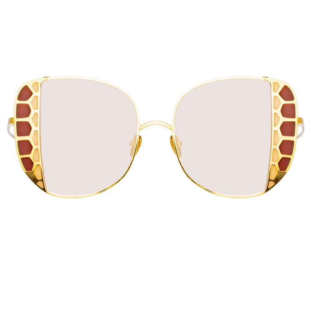 Color_LFL1003C1SUN - Amelia Oversized Sunglasses in Yellow Gold