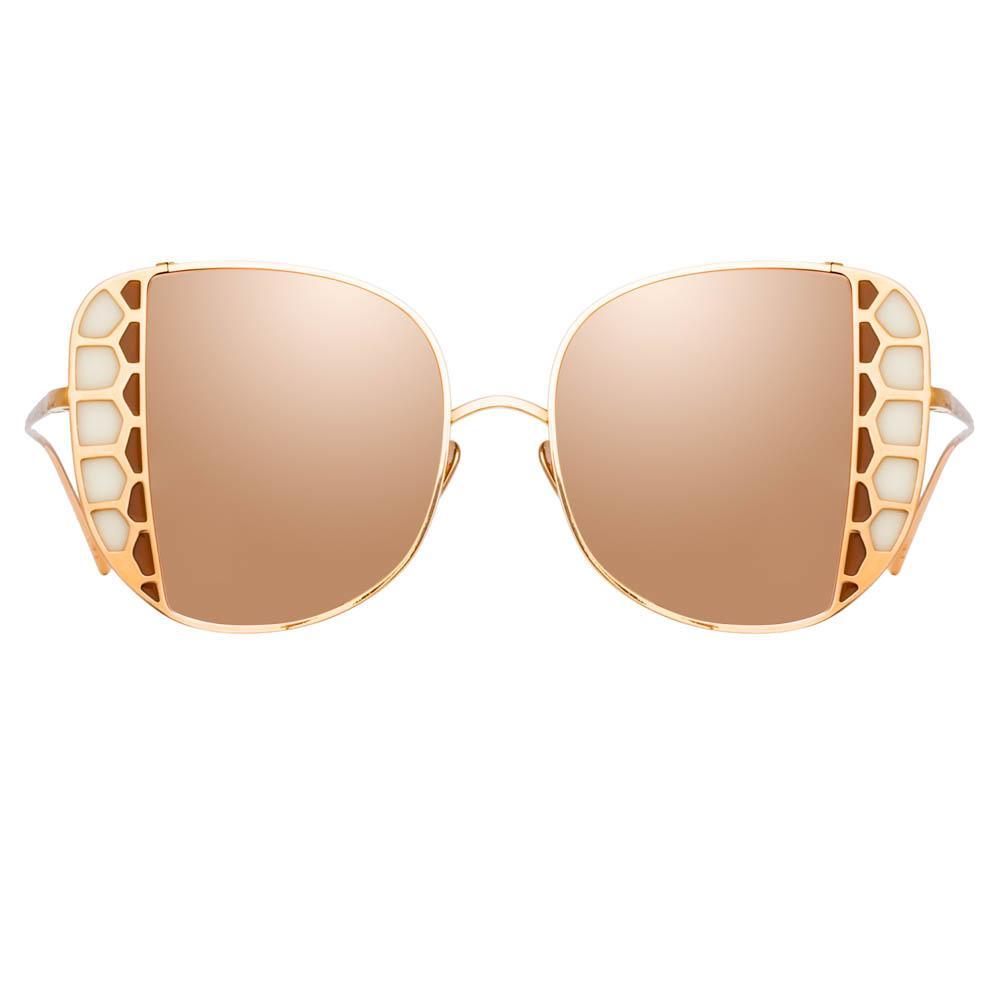 Color_LFL1003C6SUN - Amelia Oversized Sunglasses in Rose Gold
